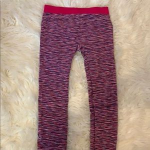 Pink workout leggings